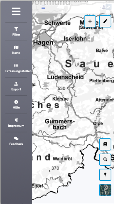 Bildschirmansicht am Smartphone